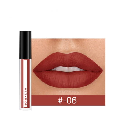 Matte lip glaze