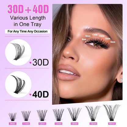 Eyelashes Mixed Suit