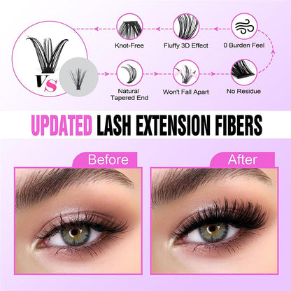 Eyelashes Mixed Suit