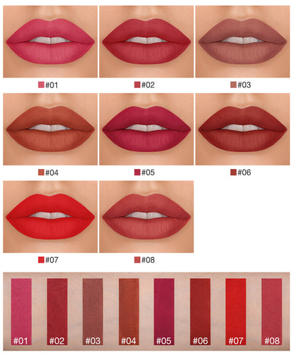 Matte lip glaze